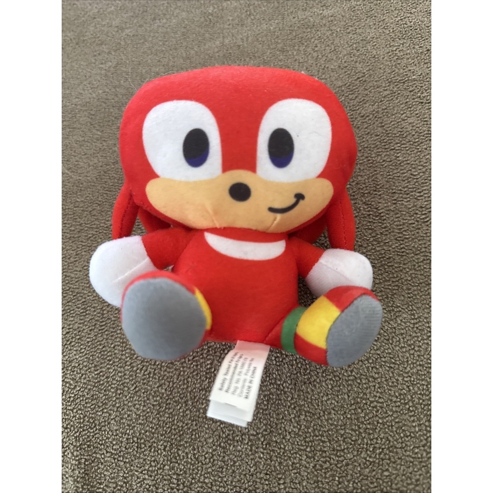 Knuckles Sonic the Hedgehog SEGA 5" Video Game Stuffed Animal Plush (Lexi)